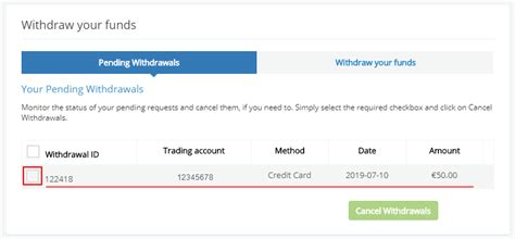 Requesting a withdrawal – Help Center.